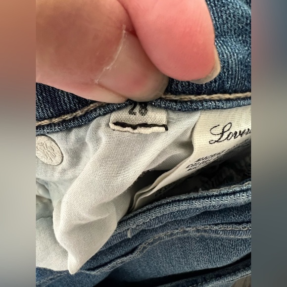 Lovers & Friends Mid Rise Skinny Ripped Jeans Size 28 - Picture 11 of 11